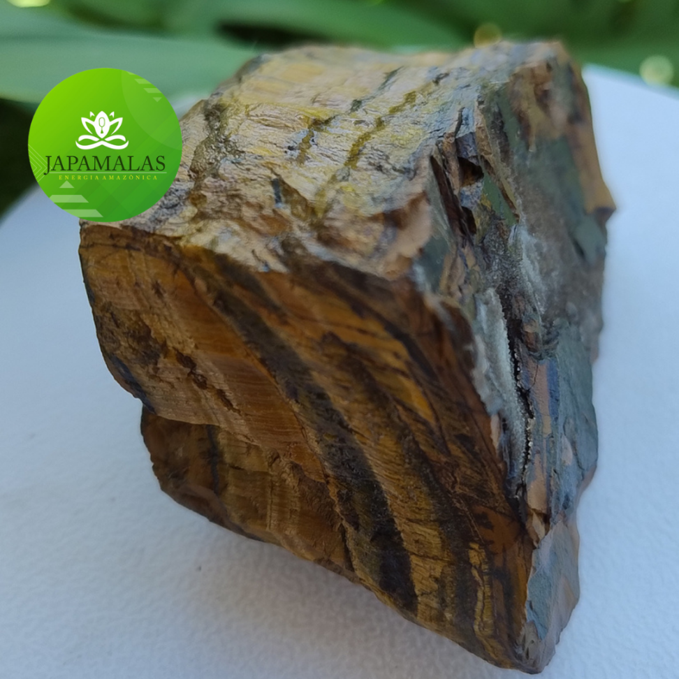 Pedra Decorativa Olho de Tigre Bruto