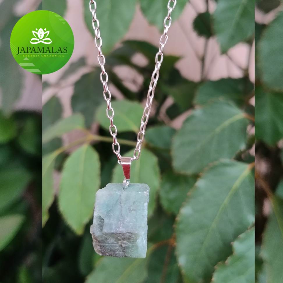 COLARES 100% EM AÇO COM PEDRAS  BRUTAS NATURAIS  ( Drusas e Geodos ) - #21