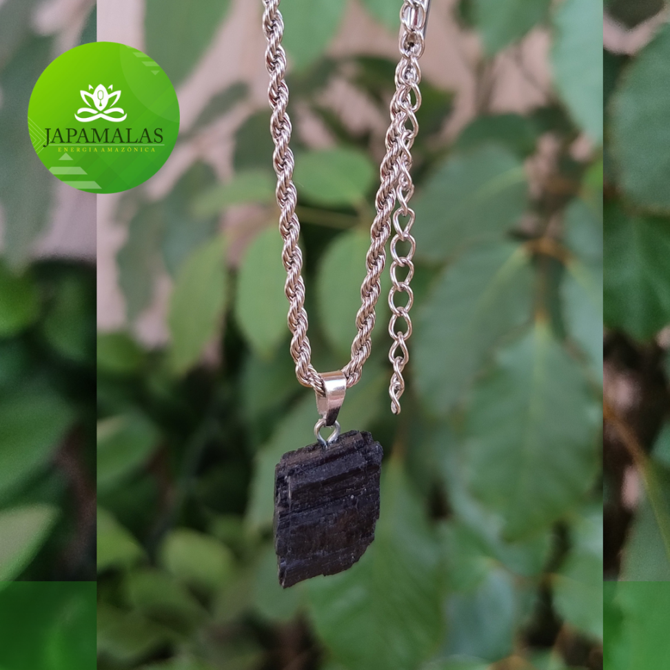 COLARES 100% EM AÇO COM PEDRAS  BRUTAS NATURAIS  ( Drusas e Geodos ) - #28