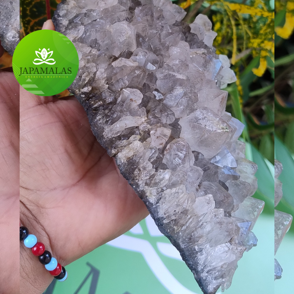 Grande Drusa de Quartzo Fumê Natural – Peça Monumental de Coleção e Decoração 1.598g - #6