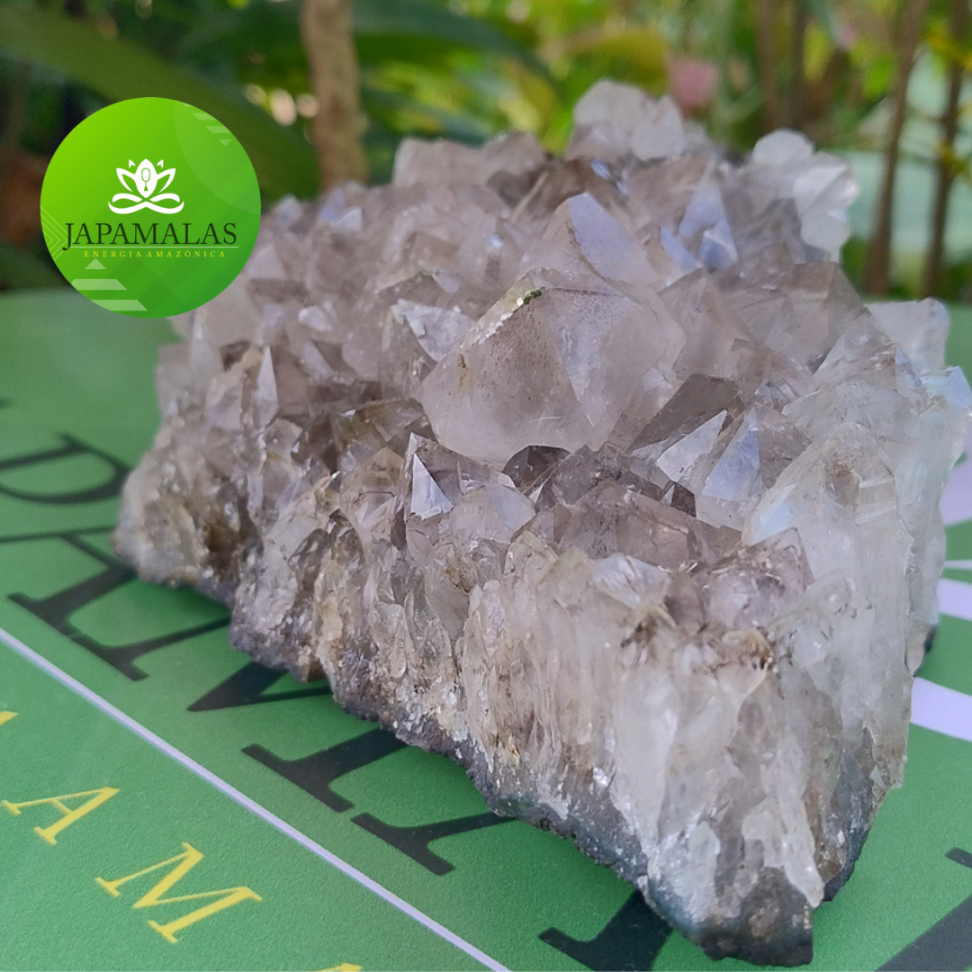 Grande Drusa de Quartzo Fumê Natural – Peça Monumental de Coleção e Decoração 1.598g - #12
