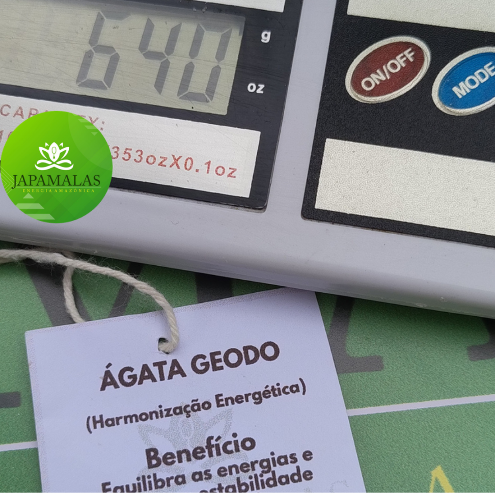 Pedra Decorativa Geodo de Ágata Azul