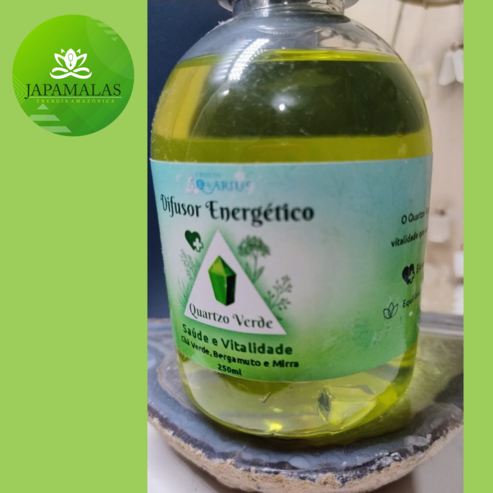 Refil Difusor Energético Quartzo Verde – Saúde e Vitalidade (Chá Verde, Bergamota e Mirra) - #2