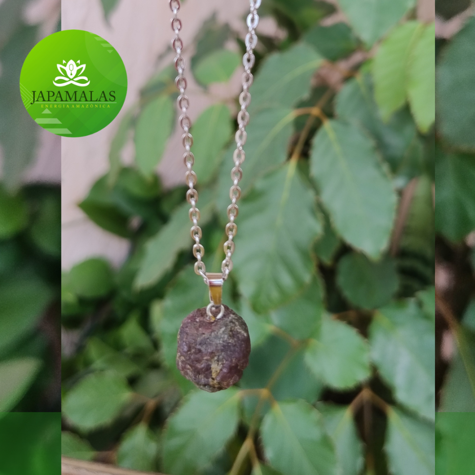 COLARES 100% EM AÇO COM PEDRAS  BRUTAS NATURAIS  ( Drusas e Geodos ) - #26