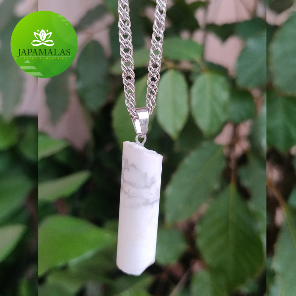 COLARES 100% EM AÇO COM PEDRAS  POLIDAS NATURAIS - #23