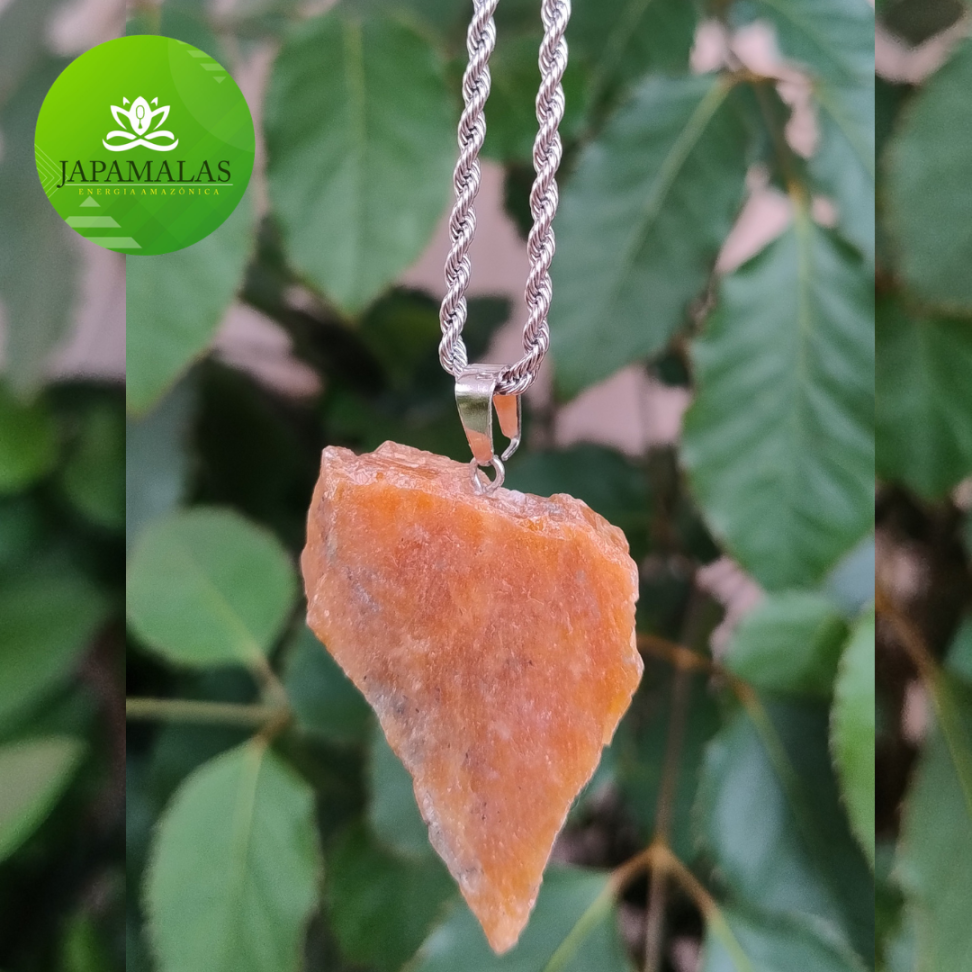 COLARES 100% EM AÇO COM PEDRAS  BRUTAS NATURAIS  ( Drusas e Geodos ) - #23