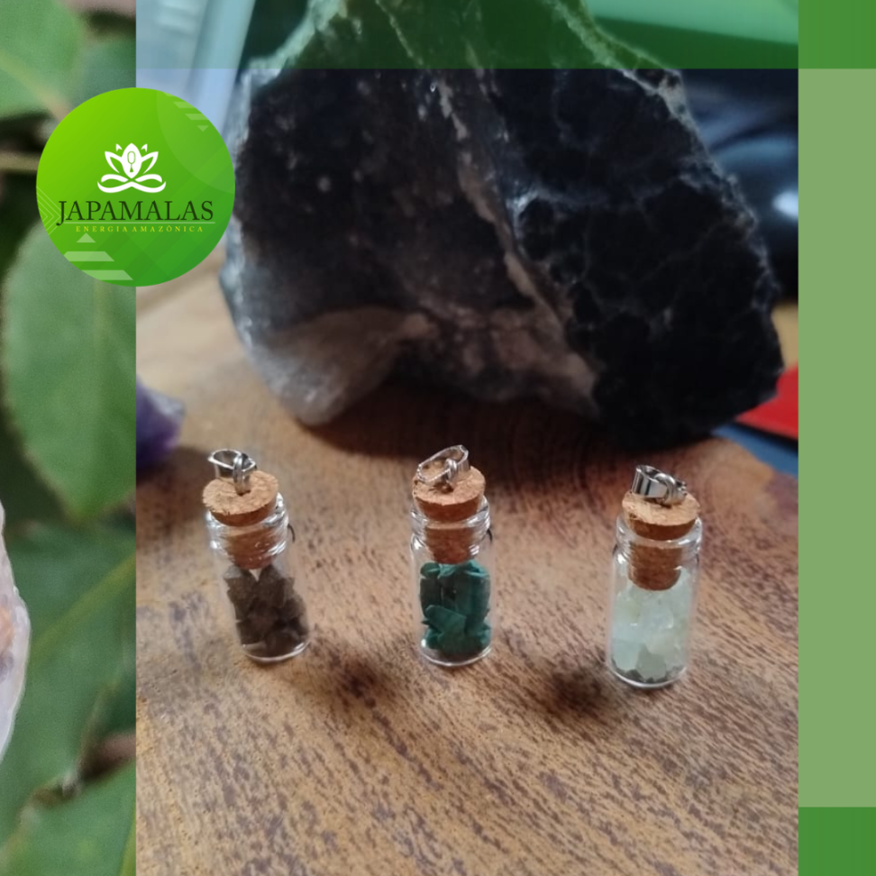 COLARES 100% EM AÇO COM PEDRAS  POLIDAS NATURAIS - #26