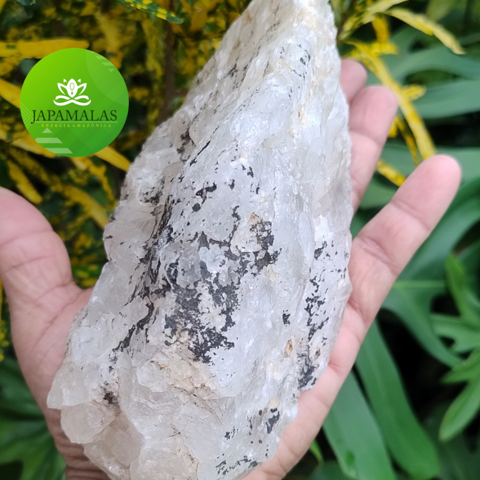 Pedra Decorativa Quartzo com Turmalina Negra - #4