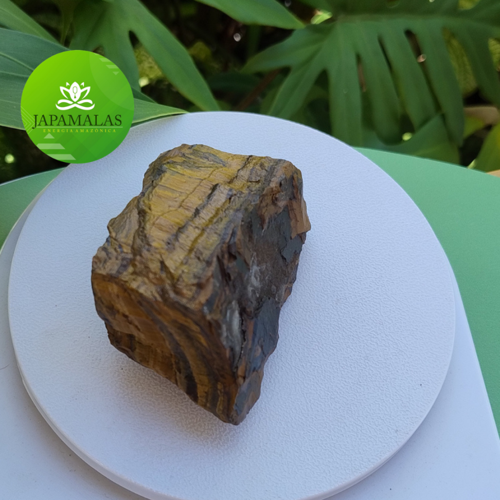 Pedra Decorativa Olho de Tigre Bruto - #6