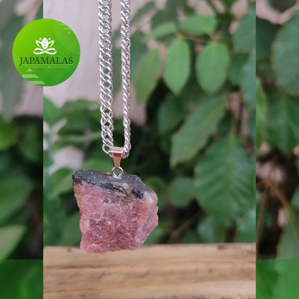 COLARES 100% EM AÇO COM PEDRAS  BRUTAS NATURAIS  ( Drusas e Geodos ) - #30