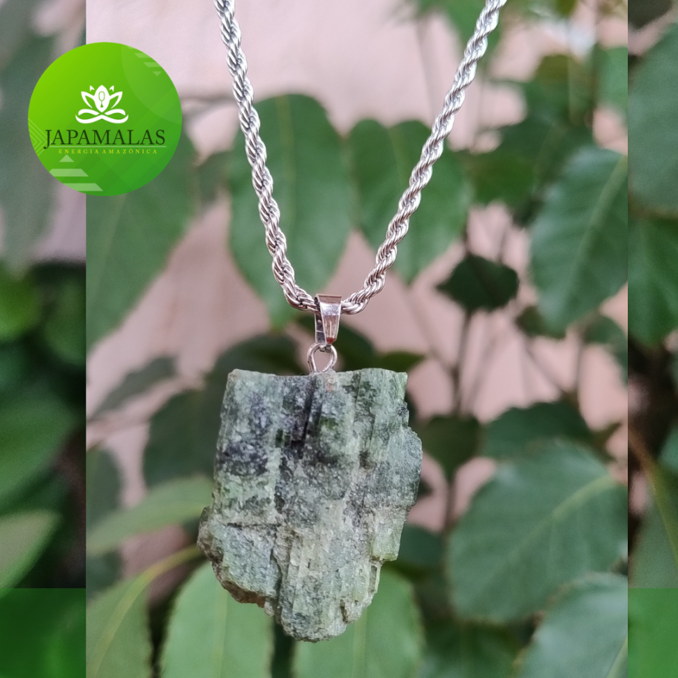 COLARES 100% EM AÇO COM PEDRAS  BRUTAS NATURAIS  ( Drusas e Geodos ) - #42