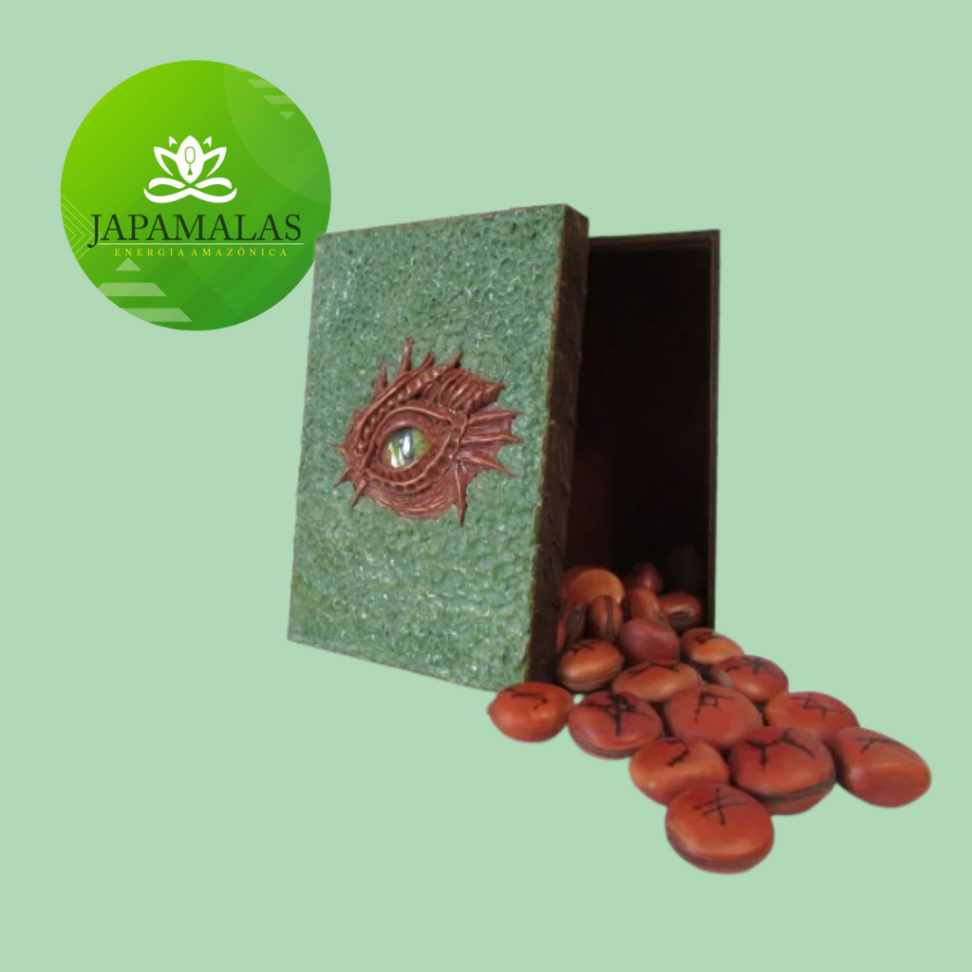 Jogo de Runas do Dragão - 27 Runas em Sementes + Folheto Explicativo - #4