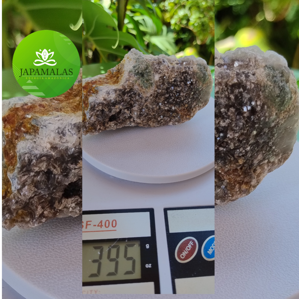 Matriz de Lepidolita com Quartzo e Turmalina – Peça de Coleção (395g) - #4
