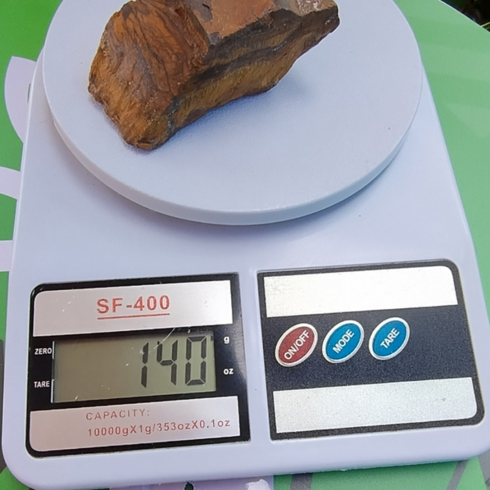 Pedra Decorativa Olho de Tigre Bruto
