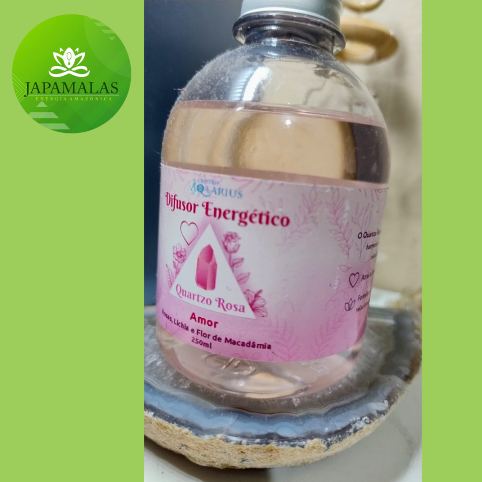 Refil Difusor Energético Quartzo Rosa – Amor (Rosas, Lichia e Flor de Macadâmia) - #2