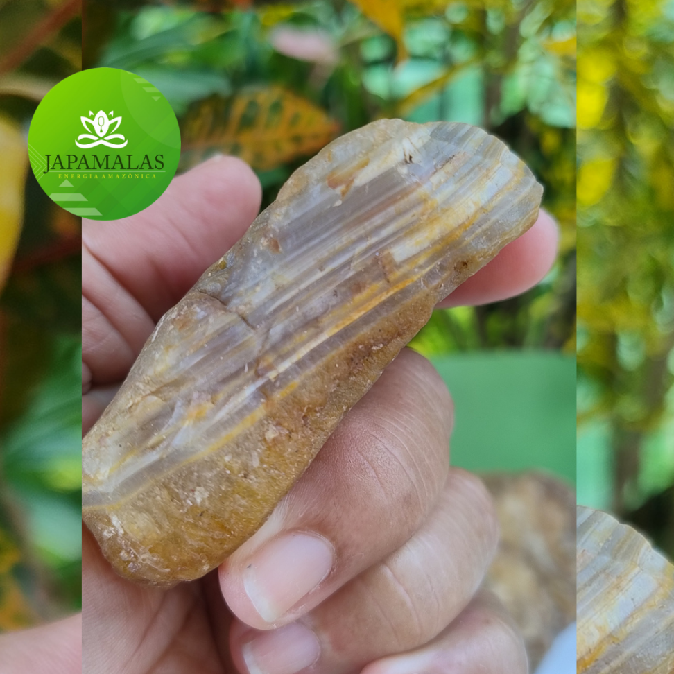 Lote Exclusivo de Calcedônia com Quartzo Bruto Natural – Duas Peças de Coleção - #6