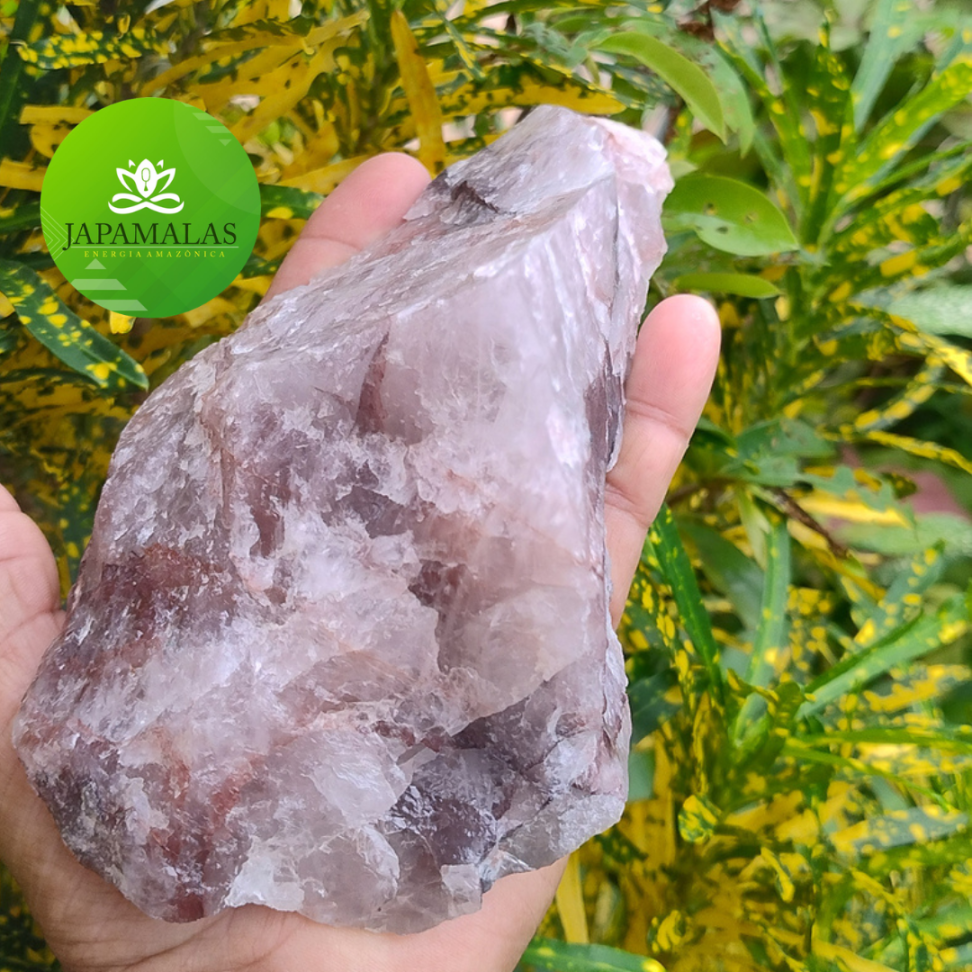 Pedra Decorativa Quartzo Hematoide Vermelho