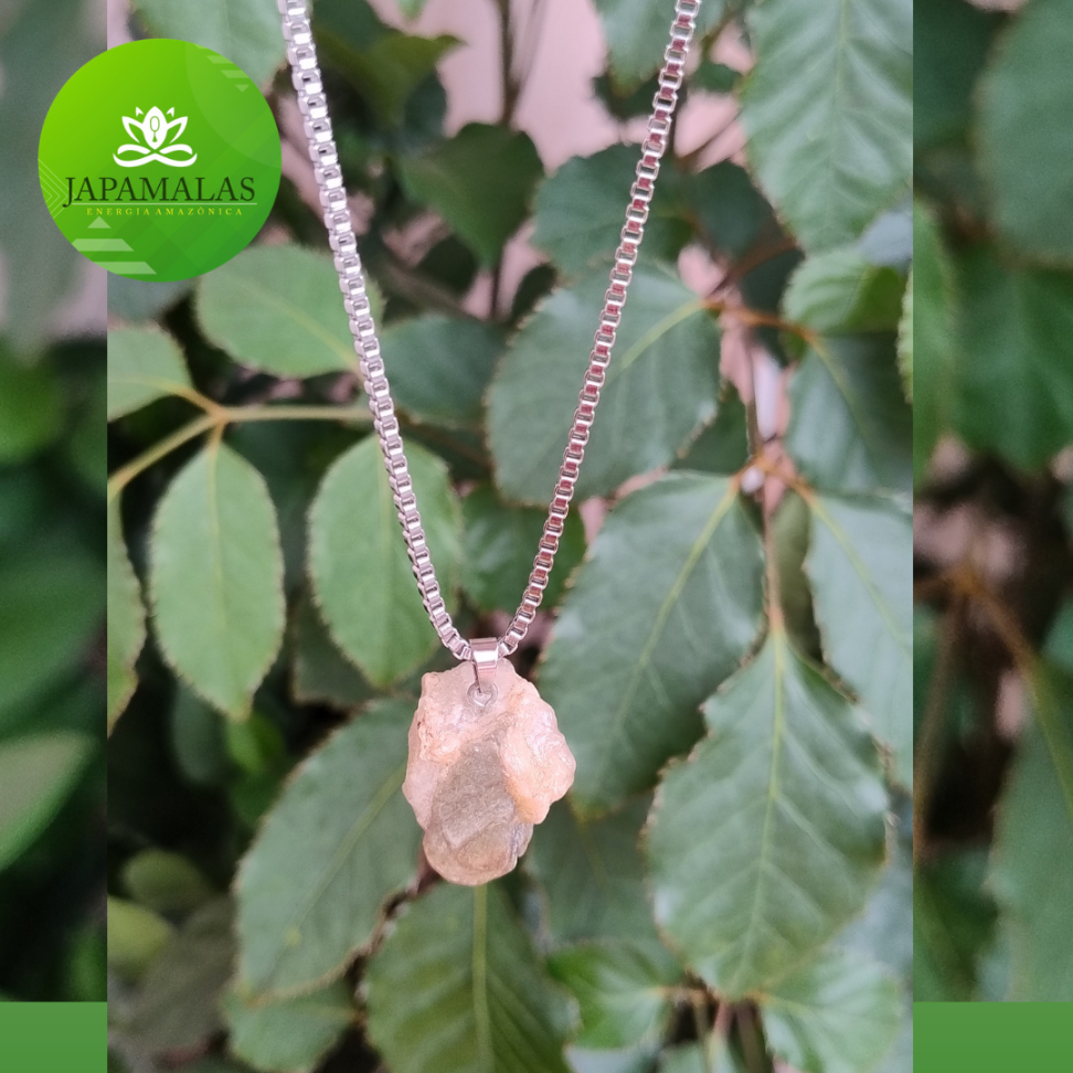 COLARES 100% EM AÇO COM PEDRAS  BRUTAS NATURAIS  ( Drusas e Geodos ) - #20