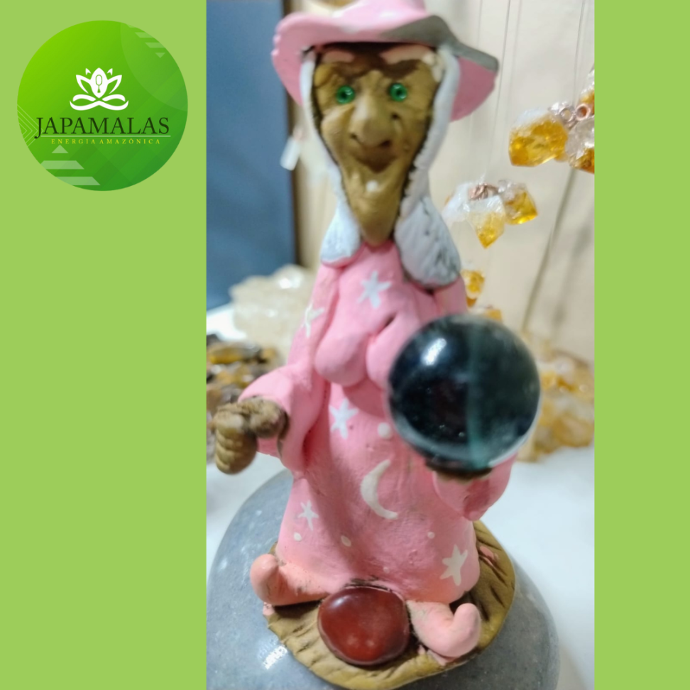 Maga Rosa com Ágata Natural e Porta-Incenso - #2