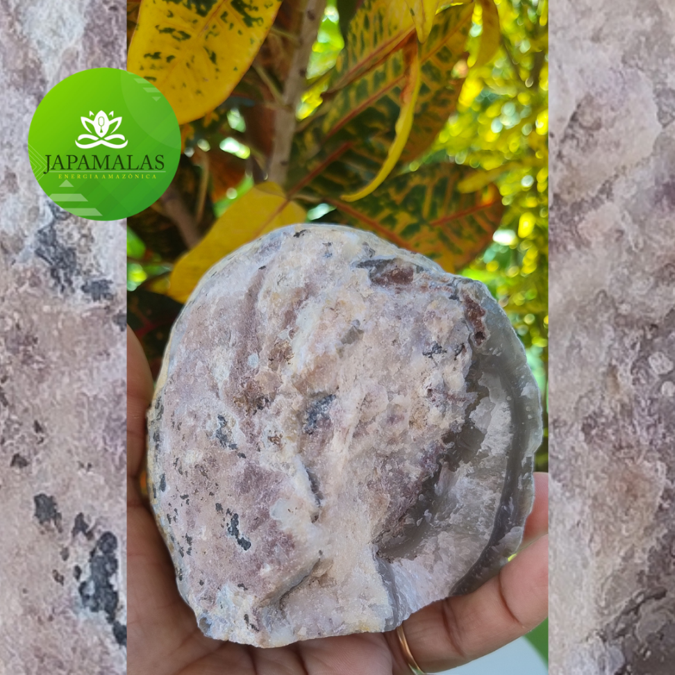 Chapa de Geodo de Ágata com Quartzo Natural – 608g - #3