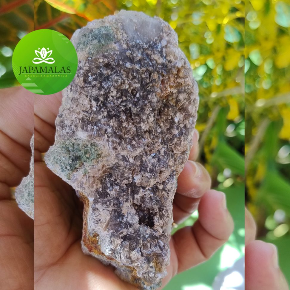 Matriz de Lepidolita com Quartzo e Turmalina – Peça de Coleção (395g) - #7