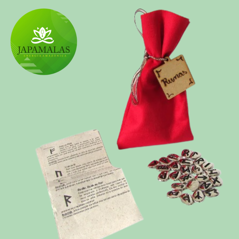 Jogo de Runas Nórdicas em Metal - 25 Peças - #4