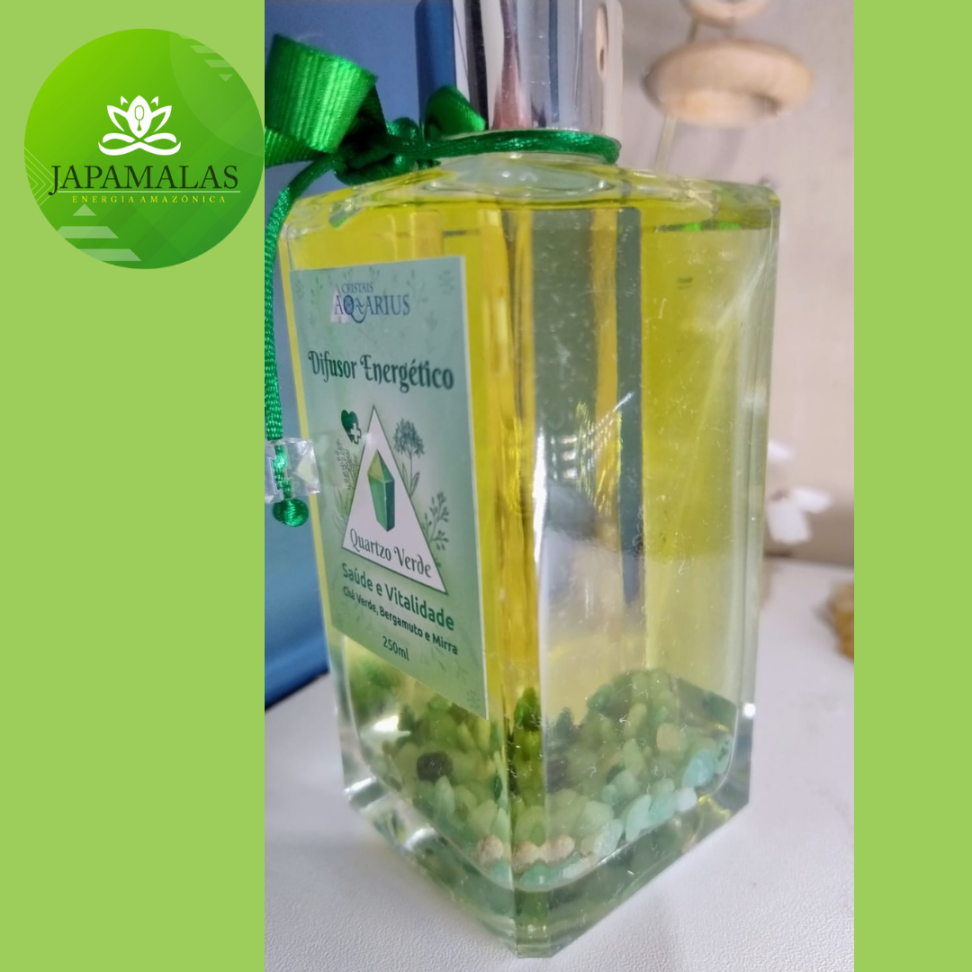 Difusor Energético – Quartzo Verde (Saúde e Vitalidade) - #2
