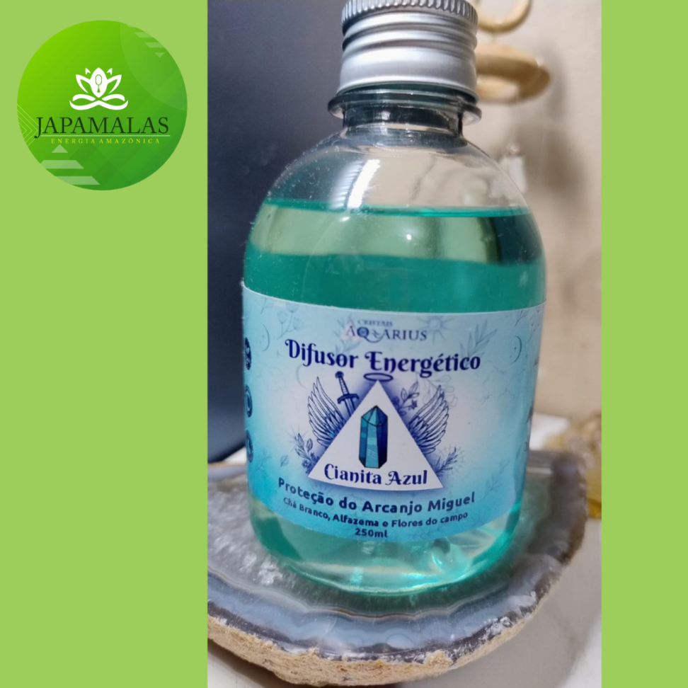 Refil Difusor Energético Cianita Azul – Proteção do Arcanjo Miguel (Chá Branco, Alfazema e Flores do Campo) - #2