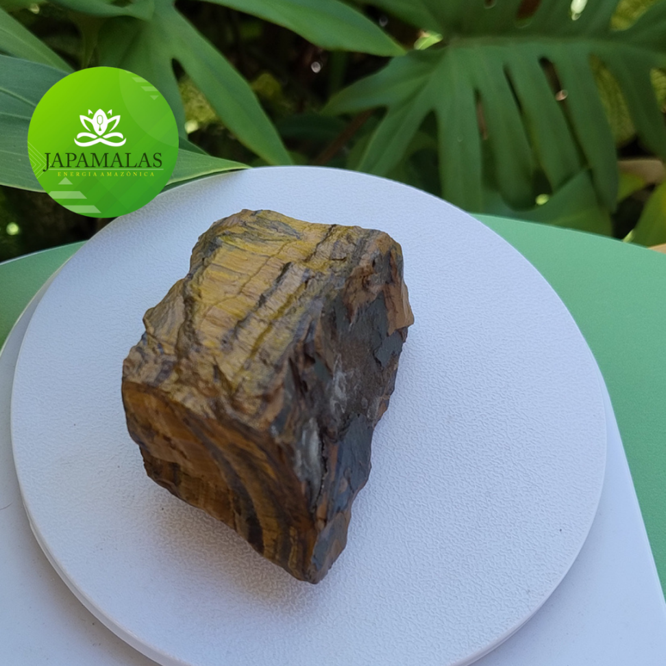 Pedra Decorativa Olho de Tigre Bruto - #3