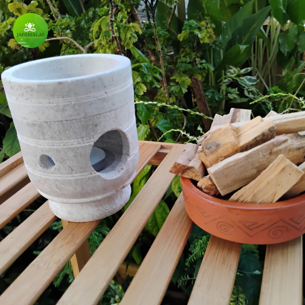 Suporte Queimador de Palo Santo em Pedra Sabão - #6