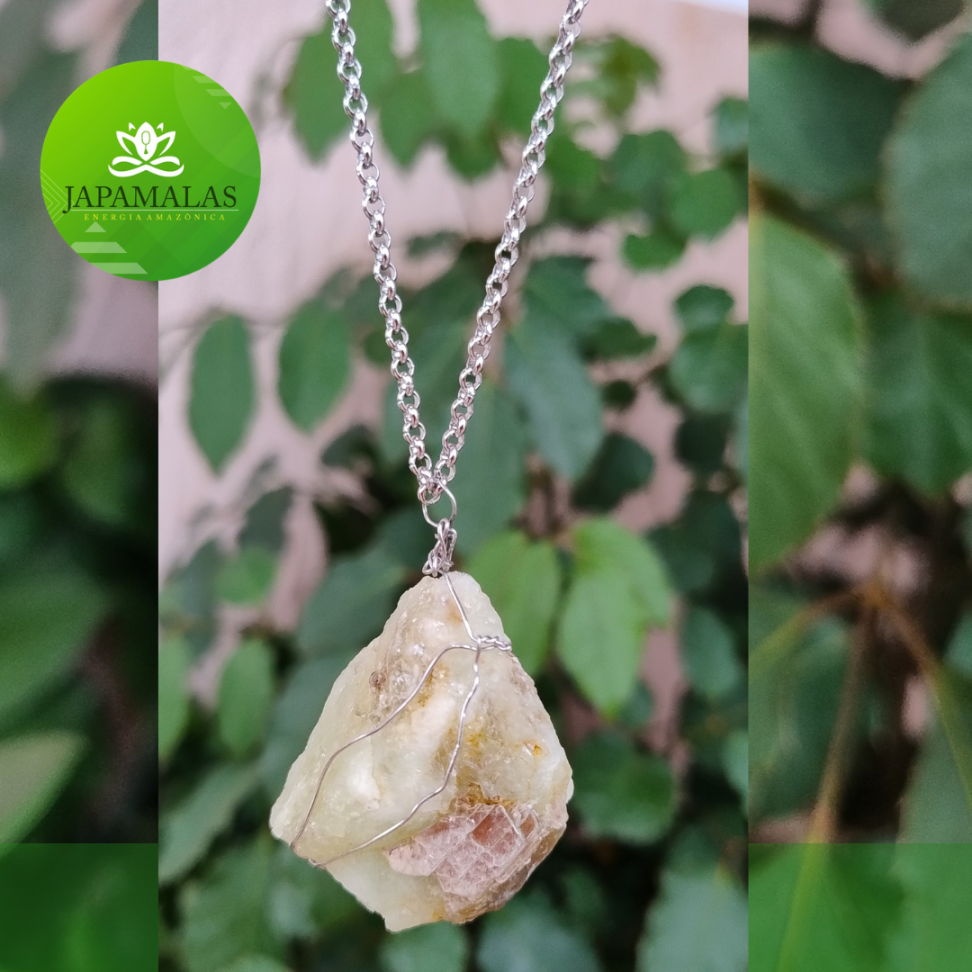 COLARES 100% EM AÇO COM PEDRAS  BRUTAS NATURAIS  ( Drusas e Geodos ) - #32