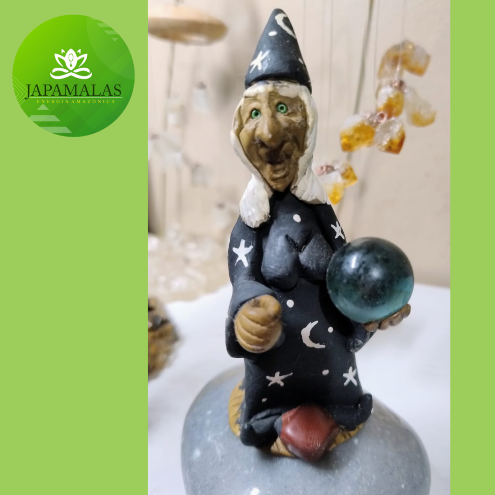 Mago Preto com Ágata Natural e Porta-Incenso - #4