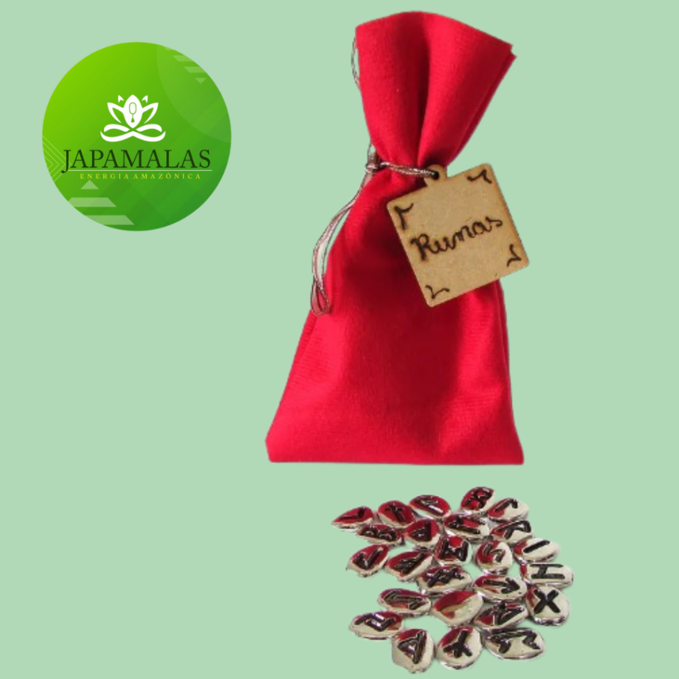 Jogo de Runas Nórdicas em Metal - 25 Peças - #3