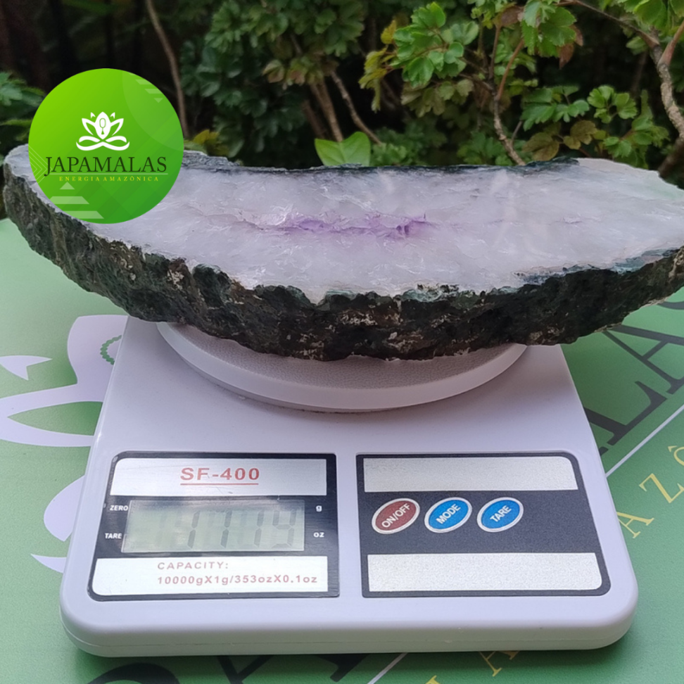 Pedra Decorativa Ametista com Cristal - #6
