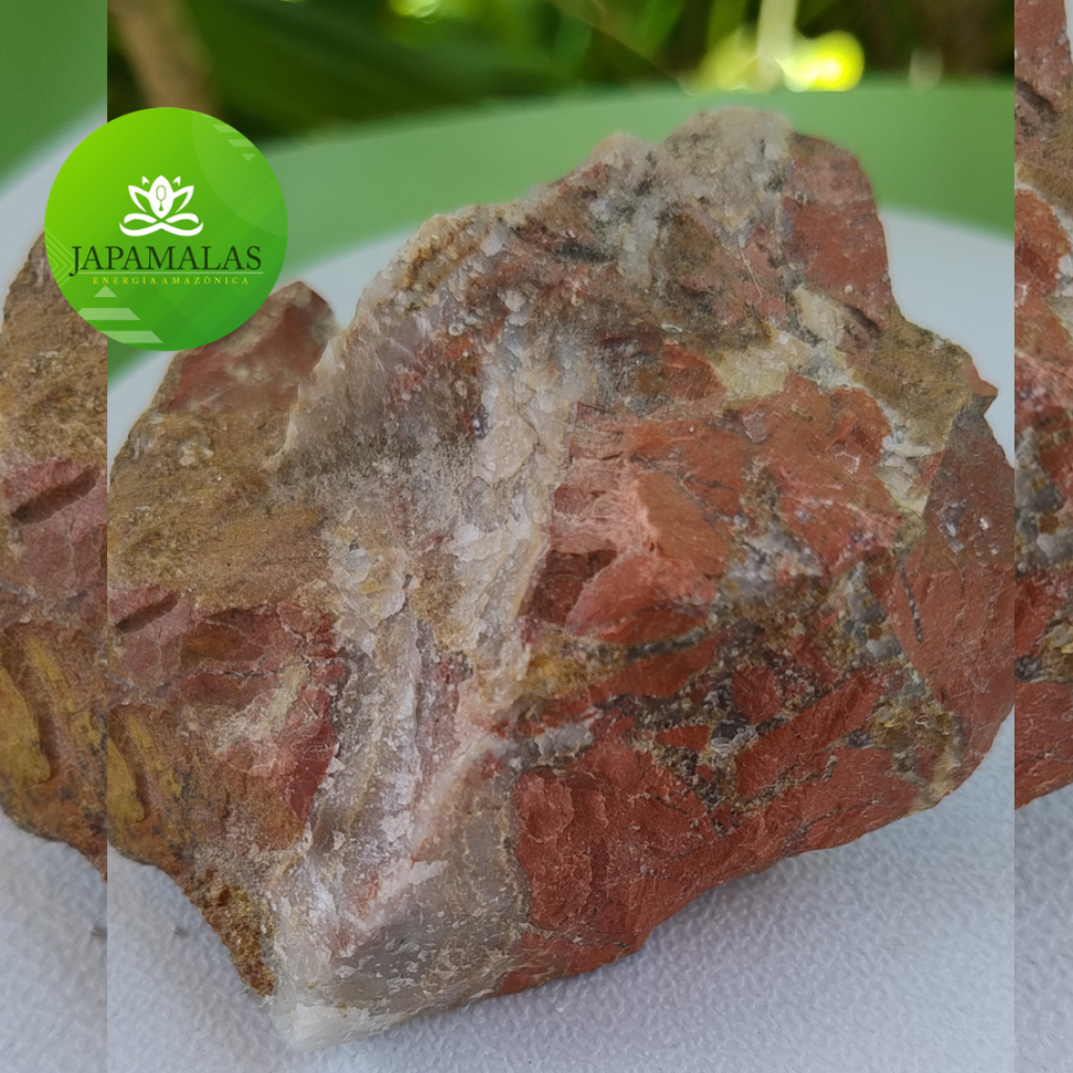 Jaspe Brecha Bruto Natural – Força e Estabilidade em uma Peça Única (218g)