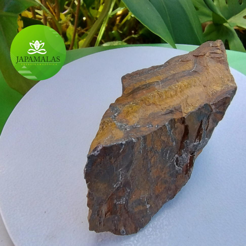 Pedra Decorativa Olho de Tigre Bruto - #4