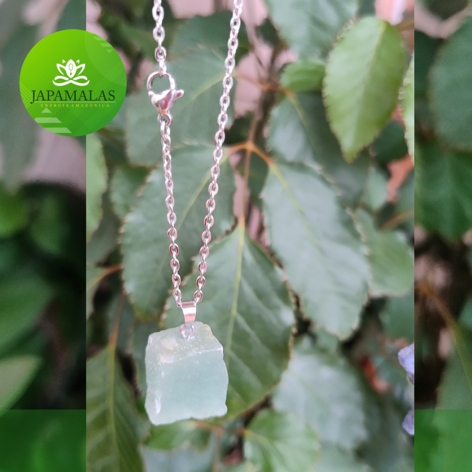 COLARES 100% EM AÇO COM PEDRAS  BRUTAS NATURAIS  ( Drusas e Geodos ) - #43