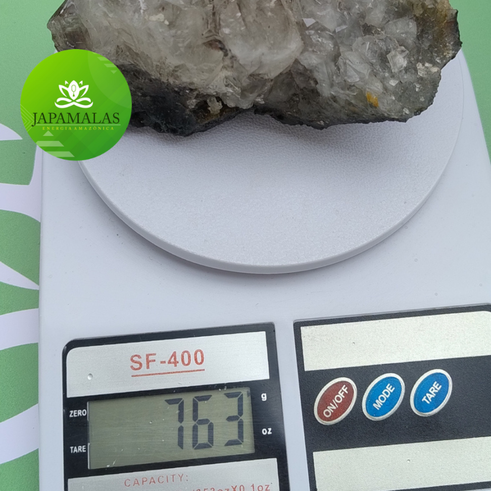 Pedra Decorativa Drusa Quartzo Fumê