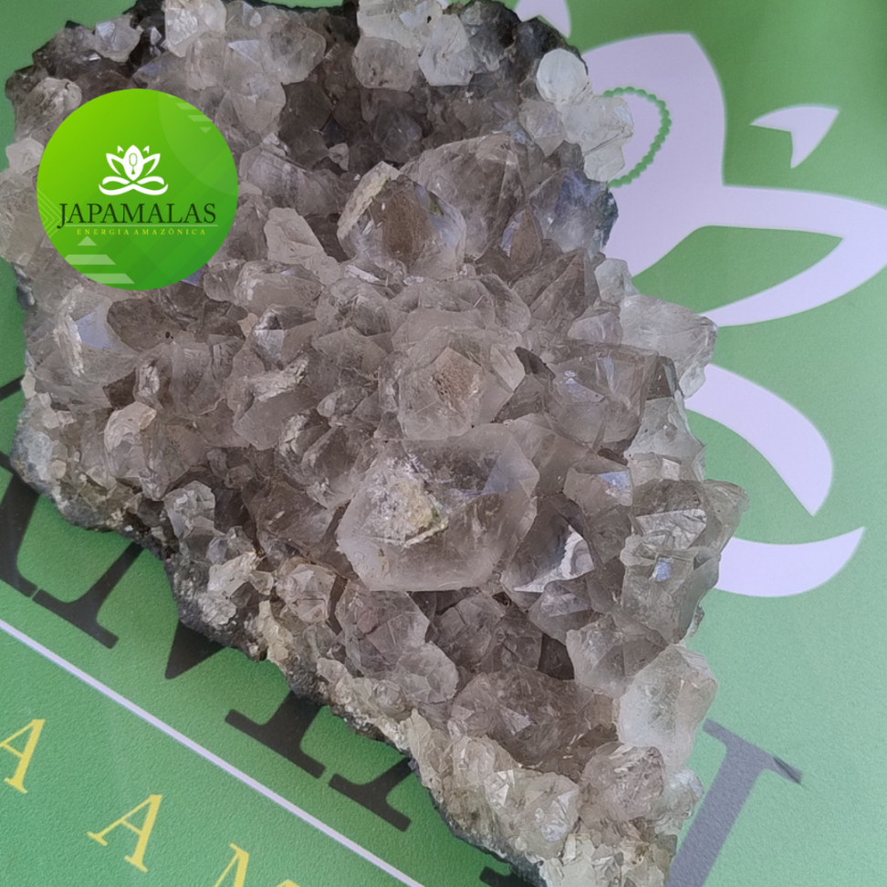 Grande Drusa de Quartzo Fumê Natural – Peça Monumental de Coleção e Decoração 1.598g - #4
