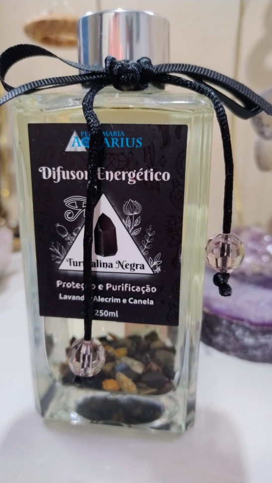 Difusor Energético – Turmalina Negra (Proteção e Purificação) - #3