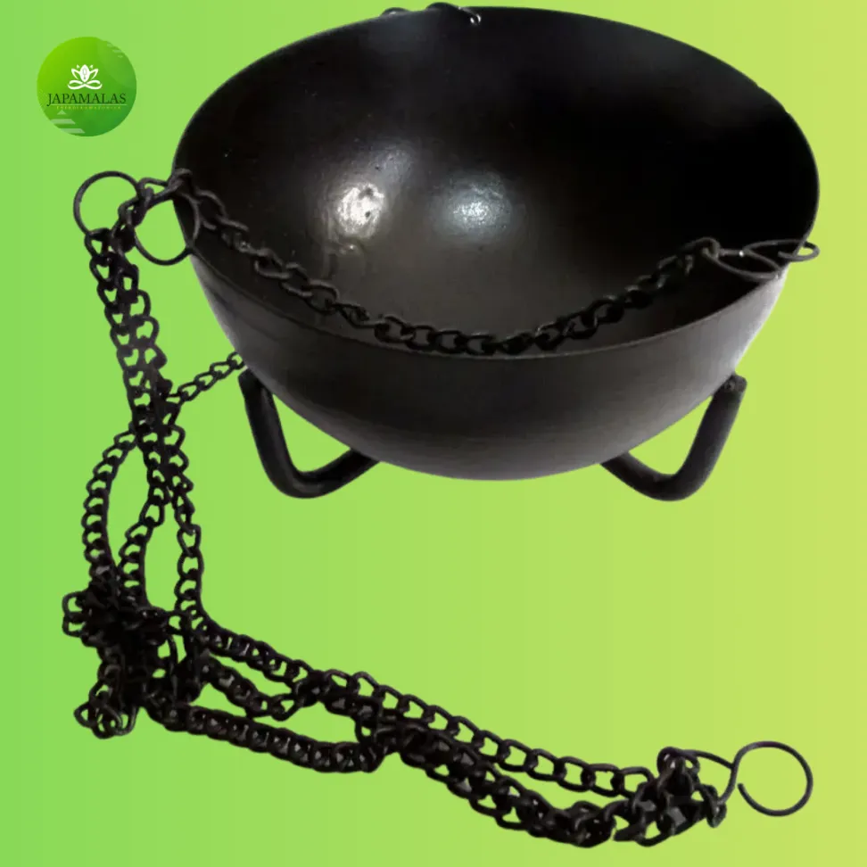 Turíbulo Tipo Indiano Aberto Para Defumação 10cm - #3