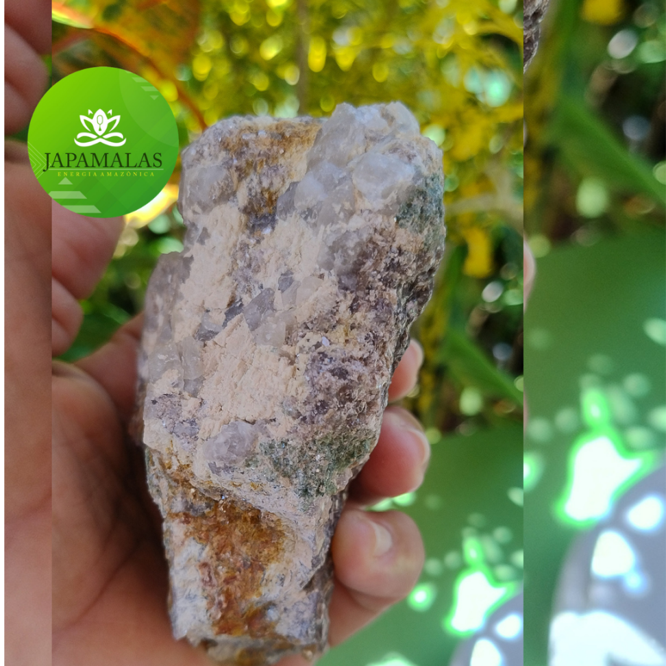 Matriz de Lepidolita com Quartzo e Turmalina – Peça de Coleção (395g)