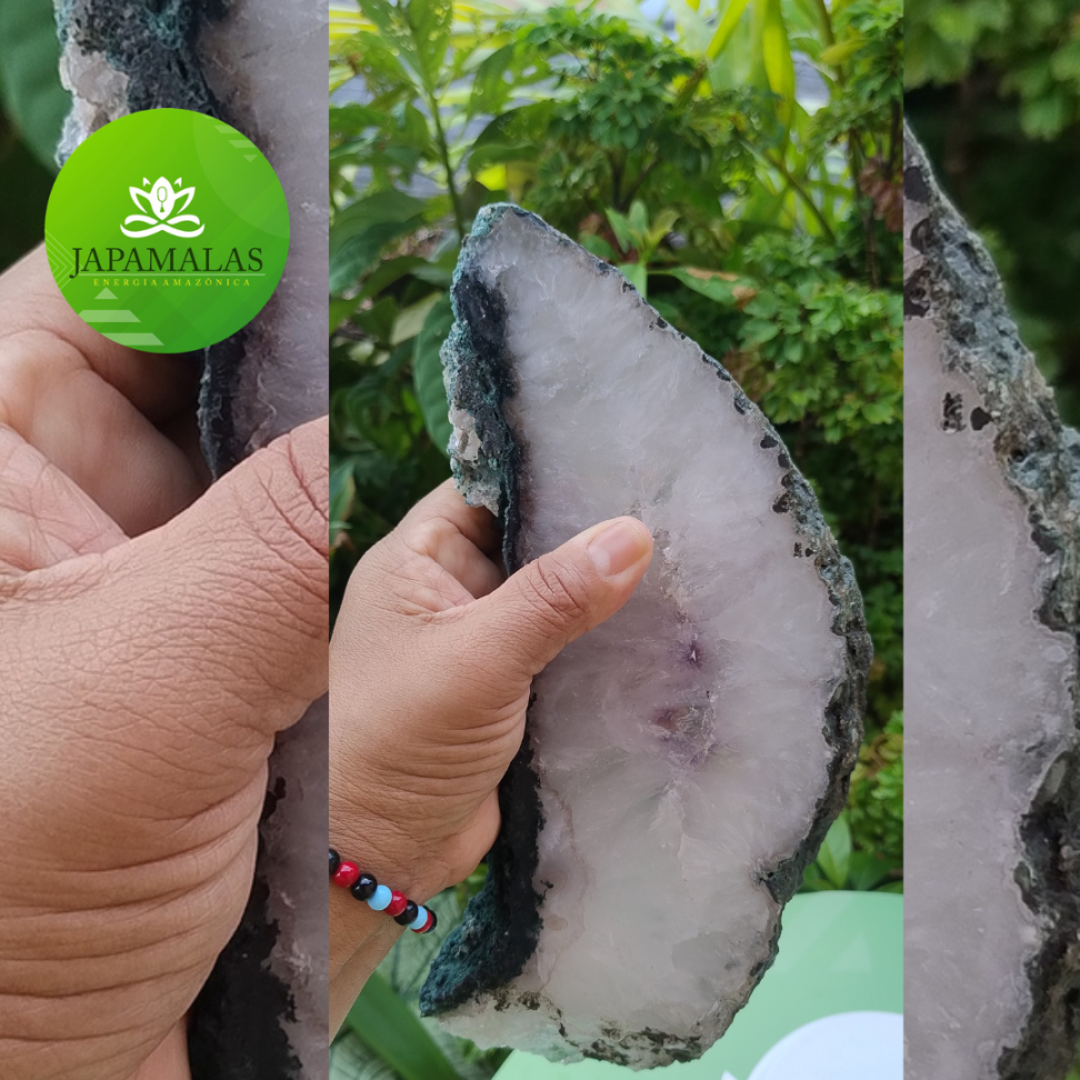 Pedra Decorativa Ametista com Cristal - #5
