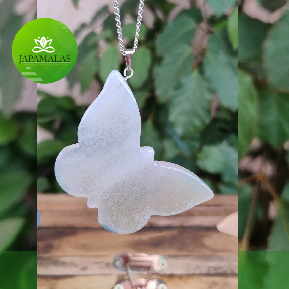 COLARES 100% EM AÇO COM PEDRAS  POLIDAS NATURAIS - #4