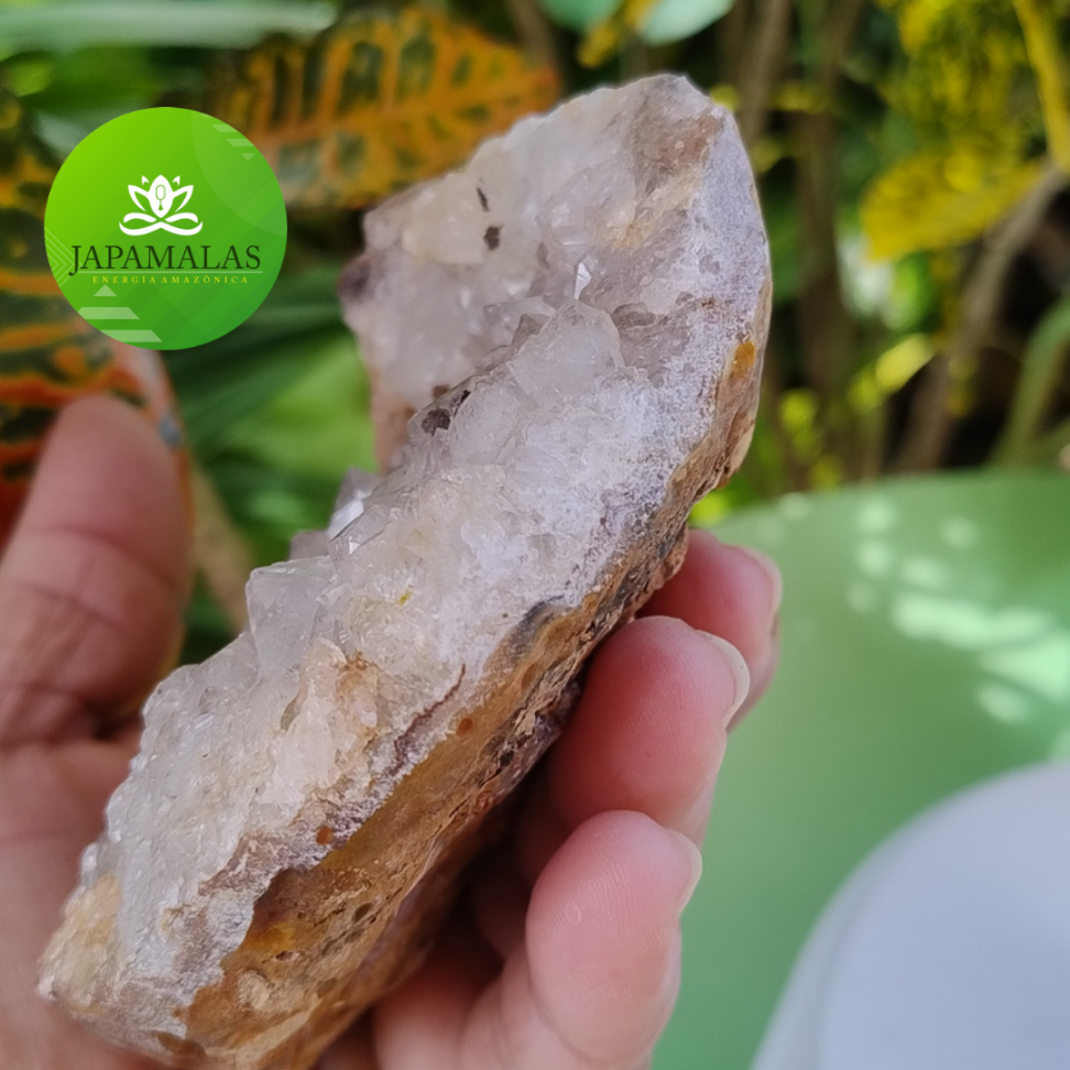 Geodo Natural de Ágata com Cristalização de Quartzo - #5