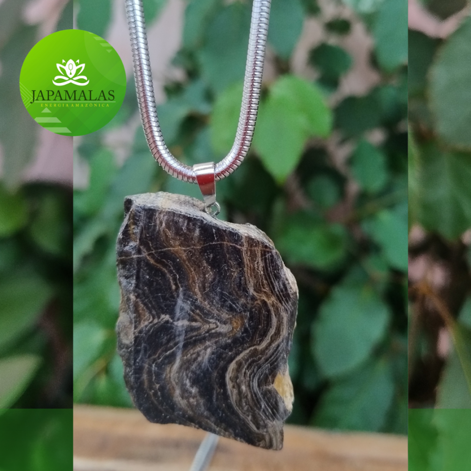 MAX COLARES 100% EM AÇO COM PEDRAS NATURAIS - #6