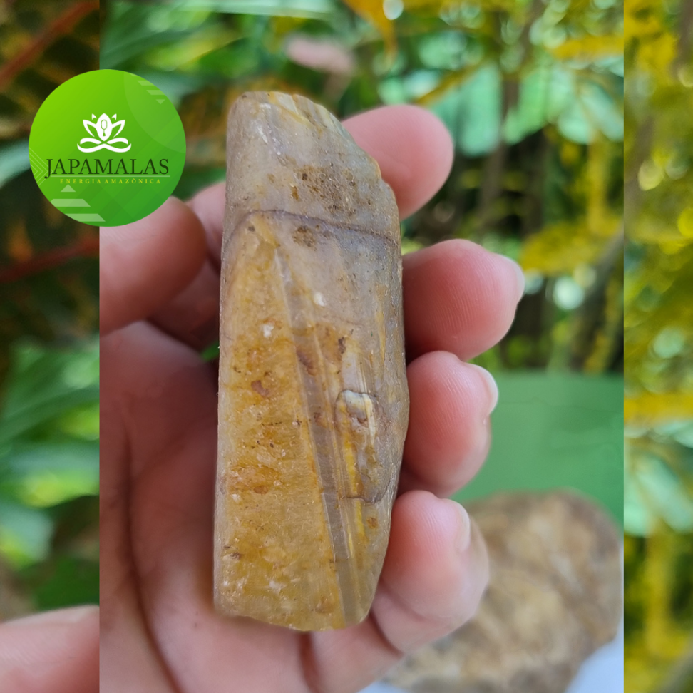 Lote Exclusivo de Calcedônia com Quartzo Bruto Natural – Duas Peças de Coleção - #4