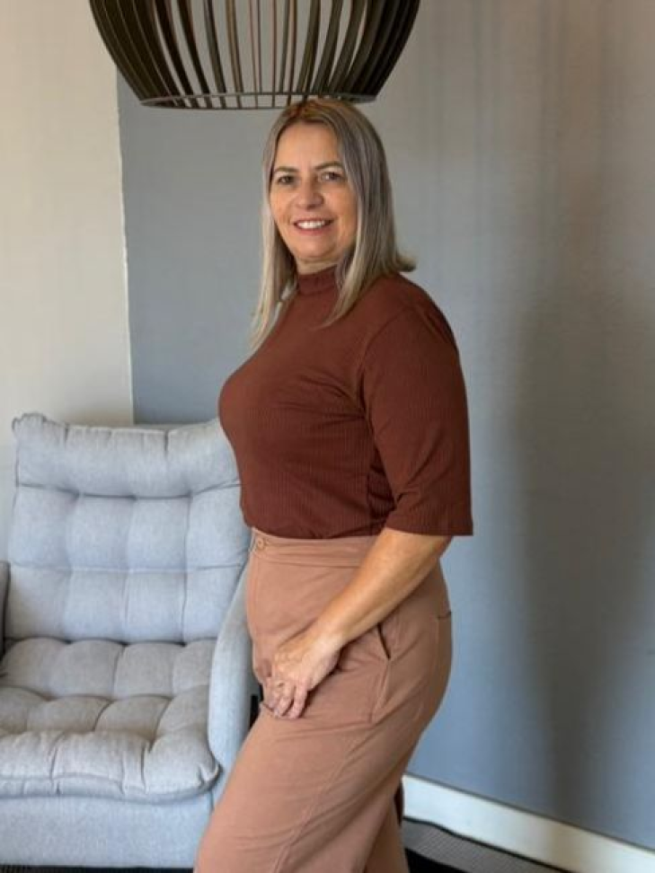 Blusa Canelada gola rolê - #4