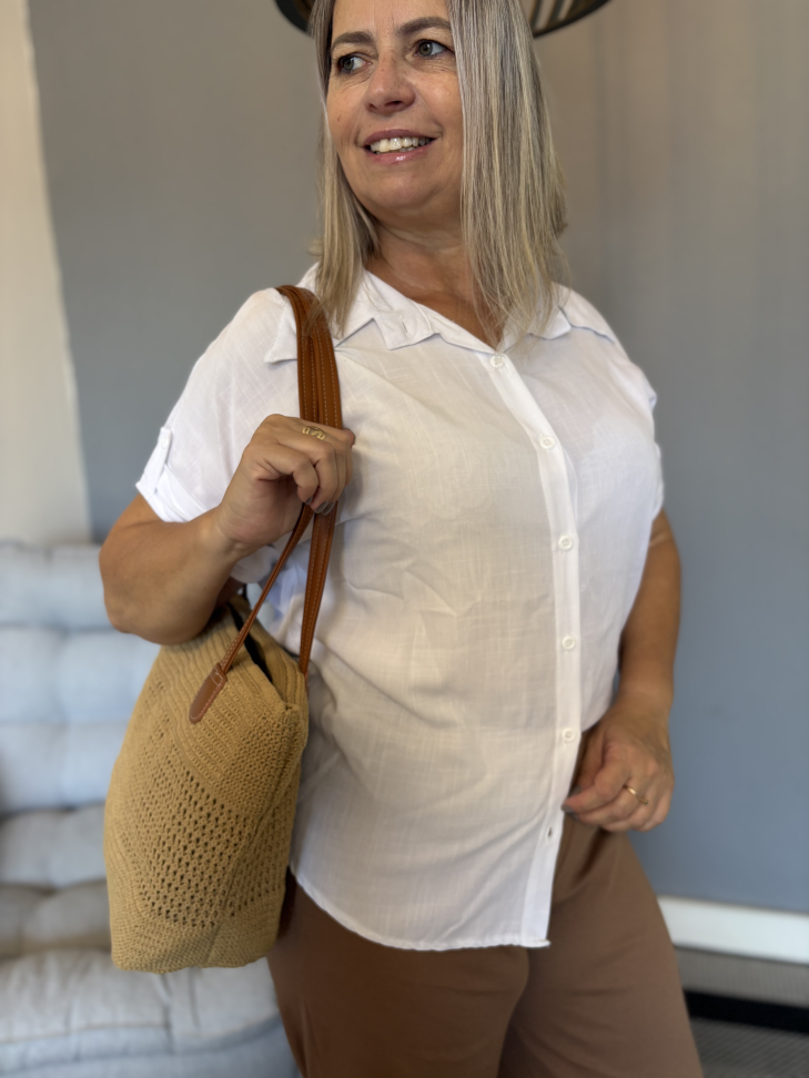 Camisa manga curta - viscolinho - #2