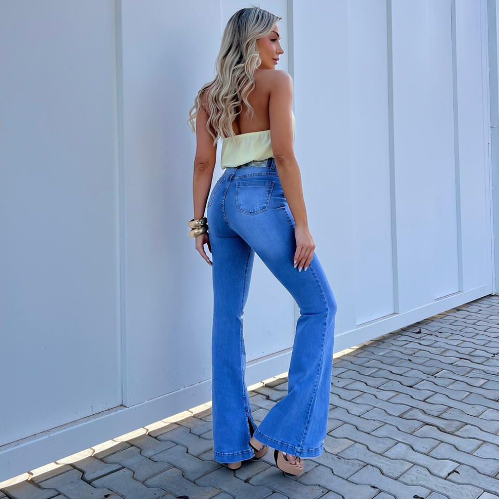 Calça flare clara - #2